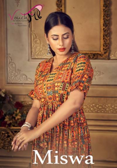 MISWA BY VOUCH PRINTED KURTI MANUFACTURER IN INDIA